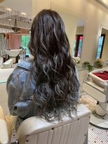 アース 常盤平店(HAIR & MAKE EARTH) グレージュウェーブロング