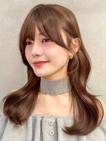 ロンドエニカ 大宮(Lond enika)&nbsp;くびれヘア/顔周り/韓国/レイヤーカット/黒髪/ロング/前髪/大宮