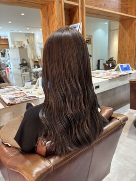 アドラーブル 駅南店(adorable) 髪質改善系 縮毛矯正ロング♪髪質改善ココアベージュ