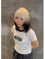 ユーザ(YUZA)&nbsp;ホワイトブロンドデザインカラー