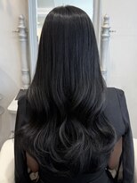 ザックラフィネ(ZACC raffine)&nbsp;グレージュ/黒髪/ローレイヤー/くびれヘア/透明感カラー