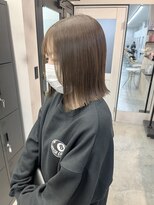 エルフレームバイワンラヴェスト(L'FLAME by one Lovest) オリーブベージュ×タッセルボブ