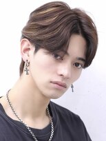 アーリー(Ali'i)&nbsp;ノーセットセンターパートウルフニュアンスパーマハイライト