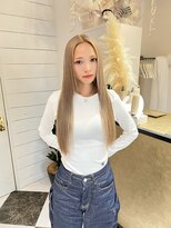 髪屋 紬&nbsp;ミルクティーベージュ/ホワイトベージュ/エフェクトブリーチ