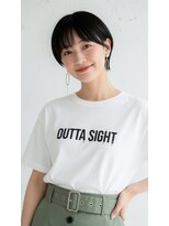 コートフィールエー(CO_T feel.a)&nbsp;黒髪でも抜け感！大人可愛いマッシュショート