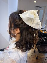 ルリエ(Relier) 編み込みハーフアップ