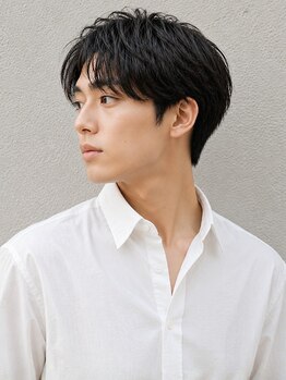 アンド アノン(and anon)の写真/ツイストスパイラル/波巻きパーマ/ニュアンスパーマが人気な春日原美容室*メンズカット/眉毛カットもお任せ