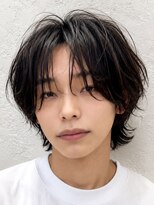 フッタ(Futta)&nbsp;新宿ショートウルフレイヤー×ニュアンスパーマ