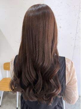 アジールヘア 北千住駅西口店(agir hair) チョコレートブラウン/ブリーチなしダブルカラー/北千住駅西口店