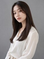 トリニティ(trinity) 髪質改善 縮毛矯正 レイヤーカット カカオブラウン