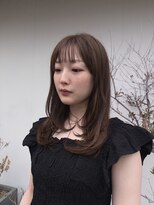 トリート 妙典店(TREAT)&nbsp;レイヤーカット × ナチュラルブラウン