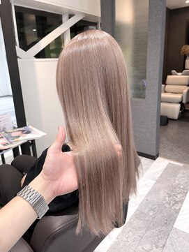 リオリス ヘア サロン(Rioris hair salon) ホワイトベージュ/ミルクティーベージュ/艶髪ロング