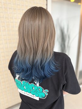 ヘアサロン アプリ(hair salon APPLI) 韓国風ブルーグレージュレイヤー◎