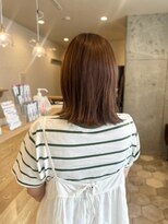 セレイン(serein)&nbsp;透明感ピンクグレージュ・切りっぱなしbob