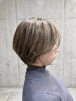 クロワ(croix)&nbsp;大人かわいいアッシュグレージュ×ナチュラルショート
