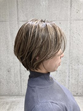クロワ(croix) 大人かわいいアッシュグレージュ×ナチュラルショート