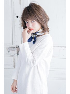 リタへアーズ(RITA Hairs) ミルクティーベージュxレイヤーボブ #2