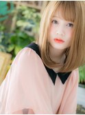 ■ハイトーンx斜めバング個性的セミディ13-15★上尾10代20代30代