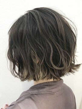 アメイジングヘアー 中沢店(AMAZING HAIR) 【AMAZING HAIR 中沢店/鳥越】bob x inner color/ショートボブ