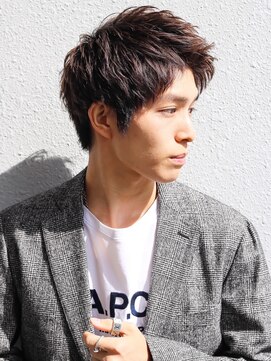 アフロート ディル(AFLOAT D'L) ウルフパーマ ウェットヘア スリークショート コンマバング