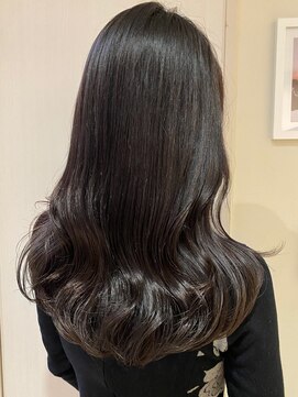 ロンド フィーユ(Lond fille) Chika 韓国風ナチュラルウェーブロングヘア×ショコラカラー