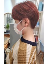 アイル(I'll)&nbsp;【Hair Make I`ll 奈良】　刈り上げショート×ネオンカラー