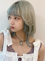 ベイルーム(BAYROOM by HONEY omotesando)&nbsp;【BAYROOM】韓国風フェイスレイヤー×グレージュブルー