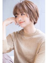 メーヴェ(Mowen) mowen 南堀江 くびれショート×ウォームブラウン×骨格矯正