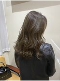Aimee オリーブグレージュ×波ウェーブ