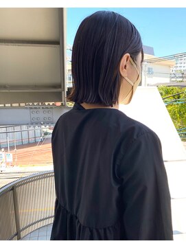 オーシャン(Ocean) ［OCEAN Hair&Life 水田成美］大人女性人気◎パツっと外ハネボブ