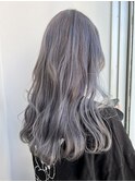ホワイトグレー トリプルカラー stylist/miaki