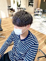 マウ(mau) ゆるめ波巻きスパイラル、波巻きパーマ