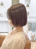 【春日美月】まるでコテ巻きワンカールパーマ×ボブ