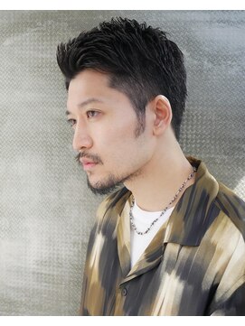 ブルーダー(Bruder) ボックスショート　ツーブロック　漢気アップバング