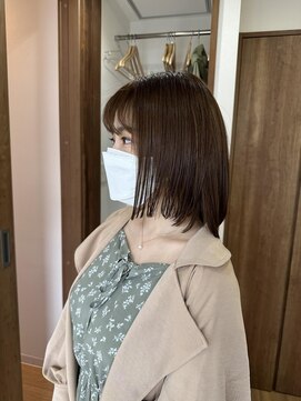 ヘアーモードケーティー 石橋店(Hair Mode KT) ブラウン＋ミディアムボブ