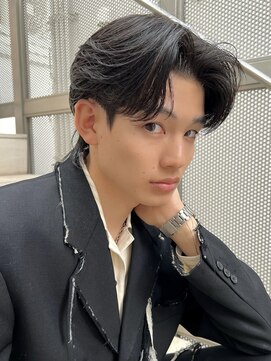 ニコ トウキョウ ヨコハマ(nico) メンズ/センターパート/ニュアンスパーマ