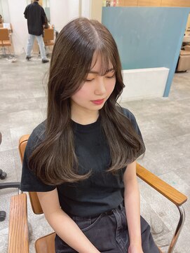 シェノン 武庫之荘(CHAINON) ＊韓国レイヤーカット/ヨシンモリ/オリーブカラー＊