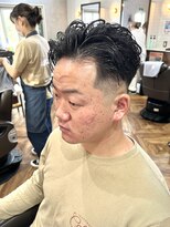 スタンドバーバー 柏(STAND BARBER)&nbsp;マッシュパーマ/ウルフ/アッシュブラック/カルマパーマ/柏駅/柏