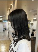 暗髪グレージュ(^^)宮崎/暗髪カラー