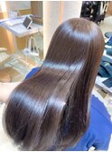 【momoka】韓国レイヤーカットシアーカラーセミディ髪質改善