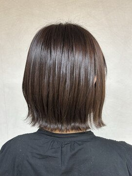 スタイル 新百合ヶ丘(STYLE) タッセルボブ+縮毛矯正+カラー