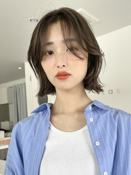 タストウキョウ 表参道(tas TOKYO) 韓国風レイヤーボブ 似合わせカット顔周り顔まわり髪質改善