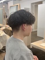 サロンドジョー(salon de joe)&nbsp;メンズパーマツイストスパイラルパーマシャドウパーマショート