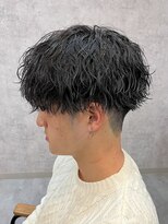 エルマーク 神戸三宮(L-MARK)&nbsp;マッシュスパイラルパーマツイストスパイラル波巻きメンズ