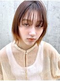 【green表参道】外ハネボブ×ハニーベージュ