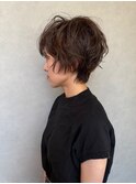 ショートパーマヘア