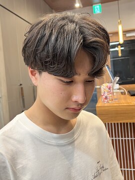 エリマ 調布(elima) フェザーパーマフェザーショートニュアンスパーマセンターパート