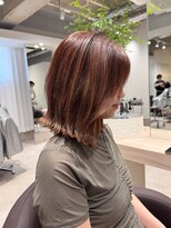 シュク 高円寺(SYUK)&nbsp;SYUK kazu 【高円寺 顔まわりカット 髪質改善 ハイライト 】