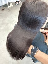 レム 長野青木島店(REM)&nbsp;ラベンダーブラウン/髪質改善カラー