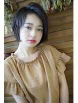 リシェル(RICHEL)&nbsp;黒髪ショート　小顔ヘア　大人ヘア　大人ボブ　簡単スタイリング